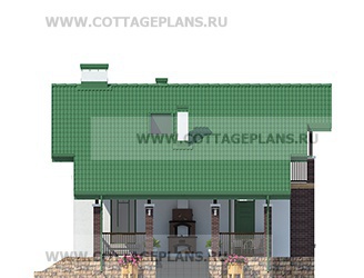 Фасады проект дома 76-99 общ. площадь 165,40 м2