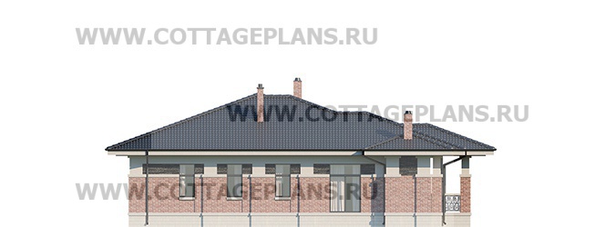 Фасады проект дома 07-87 общ. площадь 184,60 м2