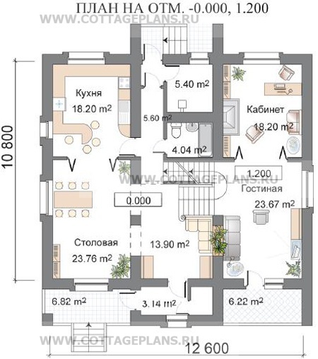 Поэтажные планы проект дома 30-38 общ. площадь 229,5м2