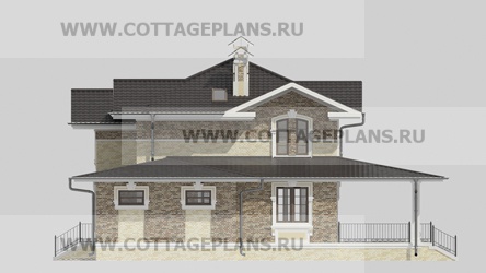 Фасады проект дома 17-52 общ. площадь 348,85 м2