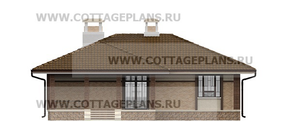 Фасады проект дома 902-57 общ. площадь 121,60 м2