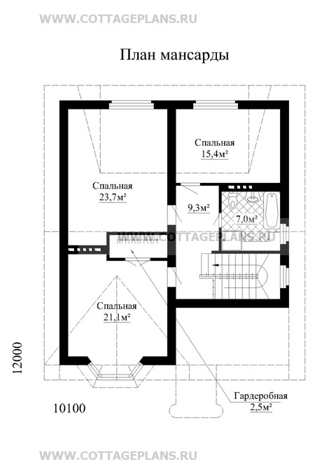 Поэтажные планы проект дома 31-90 общ. площадь 253,3м2
