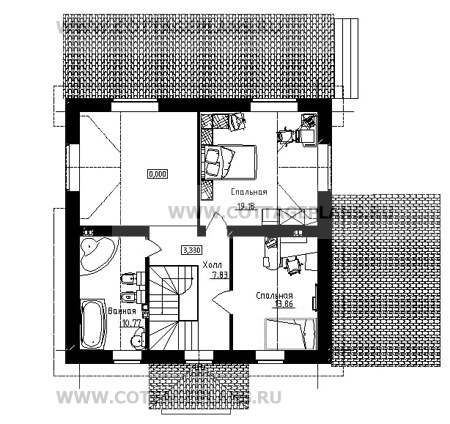 Поэтажные планы проект дома 15-10 общ. площадь 152,72 м2
