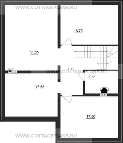Поэтажные планы проект дома 15-76 общ. площадь 290,9 м2