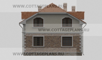 Фасады проект дома 20-53 общ. площадь 211,55 м2