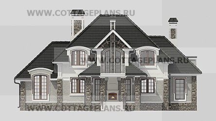Фасады проект дома 75-80 общ. площадь 245,20 м2