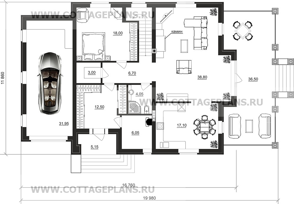 Поэтажные планы проект дома 29-85 общ. площадь 245,35 м2
