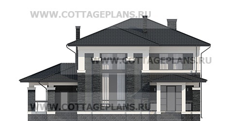 Фасады проект дома 205-15 общ. площадь 314,95 м2