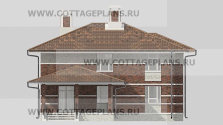 Фасады проект дома 13-08 общ. площадь 236,35 м2