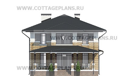 Фасады проект дома 206-18 общ. площадь 149,95 м2