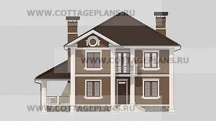 Фасады проект дома 106-31 общ. площадь 188,55 м2