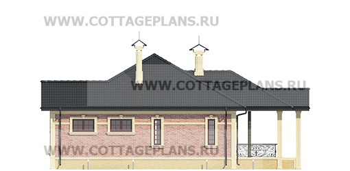 Фасады проект дома 27-22 общ. площадь 190,10 м2
