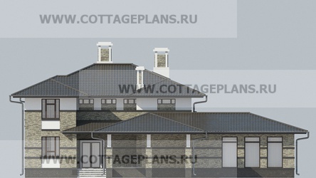 Фасады проект дома 13-17 общ. площадь 295,85 м2