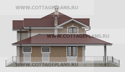 Фасады проект дома 24-51 общ. площадь 334,20 м2