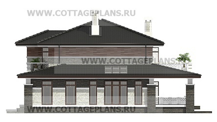 Фасады проект дома 200-62 общ. площадь 249,25 м2