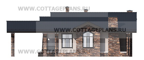 Фасады проект дома 700-43 общ. площадь 82,05 м2