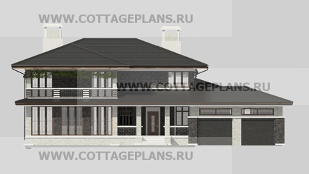 Фасады проект дома 15-41 общ. площадь 328,80 м2