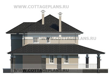 Фасады проект дома 208-01 общ. площадь 153,55м2