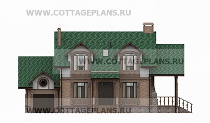 Фасады проект дома 76-44 общ. площадь 236,30 м2