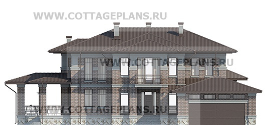 Фасады проект дома 202-28 общ. площадь 385,35 м2