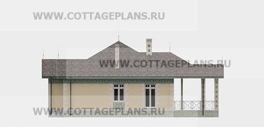 Фасады проект дома 08-24 общ. площадь 307,10 м2