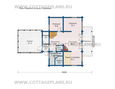 Поэтажные планы проект дома 10-98 общ. площадь 233м2