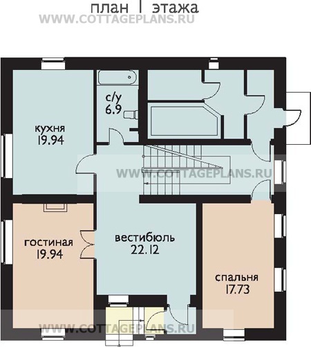 Поэтажные планы проект дома 30-91 общ. площадь 301,4м2