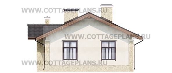 Фасады проект дома 700-49 общ. площадь 117,10 м2