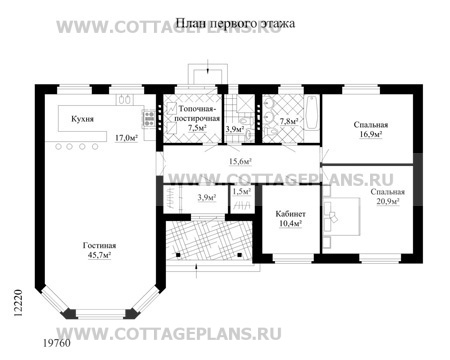 Поэтажные планы проект дома 49-14 общ. площадь 151,1 м2