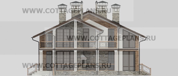 Фасады проект дома 26-01 общ. площадь 314,80 м2