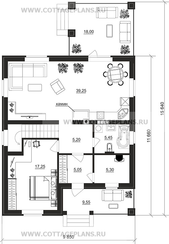 Поэтажные планы проект дома 106-27 общ. площадь 155,30 м2