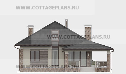 Фасады проект дома 08-27 общ. площадь 189,95 м2