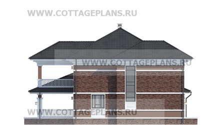 Фасады проект дома 17-04 общ. площадь 392,50 м2