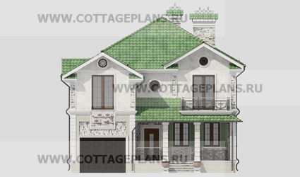 Фасады проект дома 100-14 общ. площадь 184,20 м2