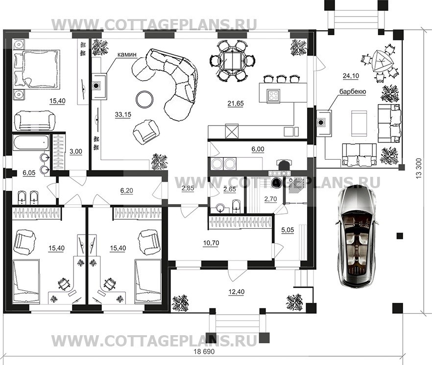 Поэтажные планы проект дома 07-08 общ. площадь 146,50м2