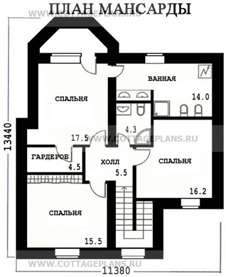 Поэтажные планы проект дома 47-61 общ. площадь 260,9 м2