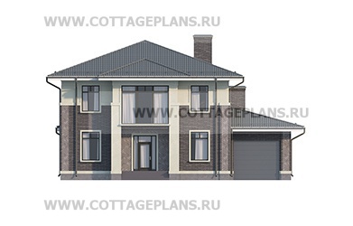 Фасады проект дома 204-88 общ. площадь 280,00 м2