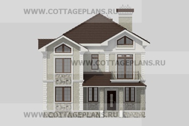 Фасады проект дома 29-14 общ. площадь 299,80 м2