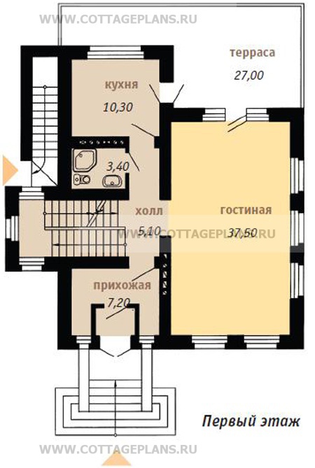 Поэтажные планы проект дома 50-90 общ. площадь 174,0м2