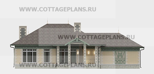 Фасады проект дома 08-24 общ. площадь 307,10 м2