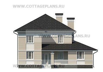 Фасады проект дома 206-88 общ. площадь 210,55 м2