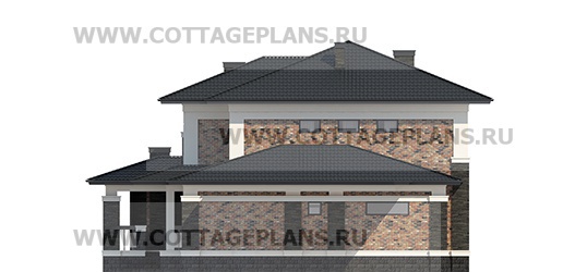 Фасады проект дома 203-50 общ. площадь 563,15 м2