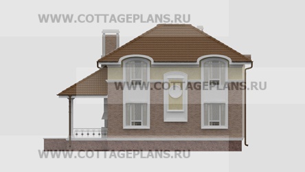 Фасады проект дома 71-32 общ. площадь 196,80 м2