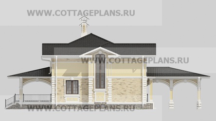 Фасады проект дома 13-60 общ. площадь 236,90 м2