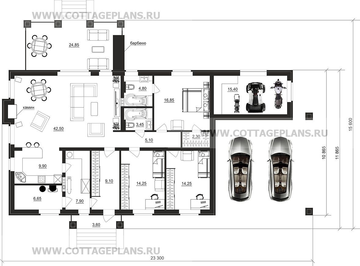 Поэтажные планы проект дома 902-40 общ. площадь 152,05м2