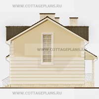 Фасады проект дома 20-18 общ. площадь 155,10 м2