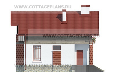 Фасады проект дома 74-10 общ. площадь 72,10 м2