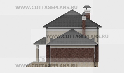 Фасады проект дома 29-50 общ. площадь 202,30 м2