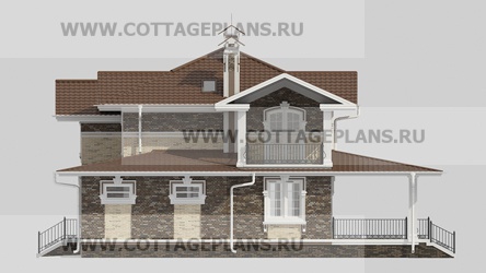 Фасады проект дома 17-78 общ. площадь 349,50 м2