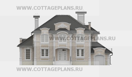 Фасады проект дома 29-13 общ. площадь 246,40 м2